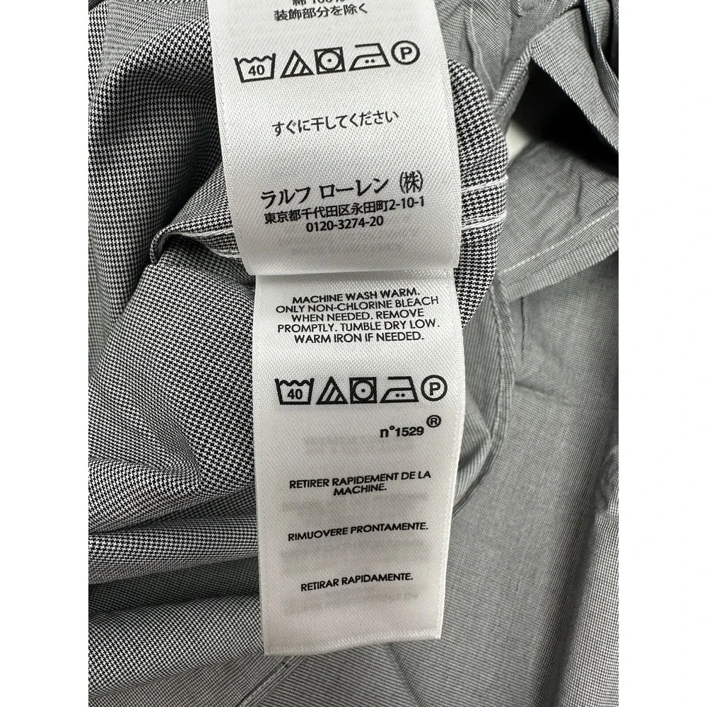 NWT Polo Ralph Lauren Gray Men's Easy Care Sz 15.5 32/33 Shirt X1
